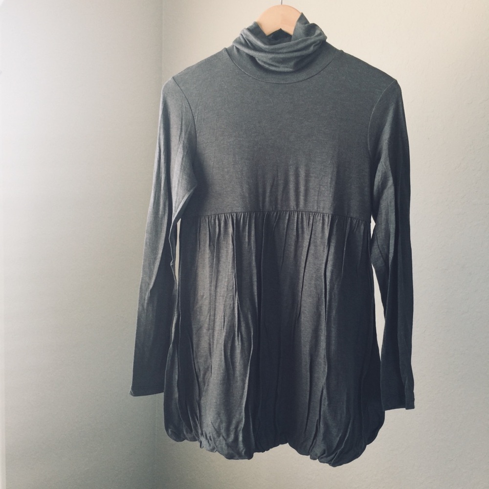  Turtleneck long top